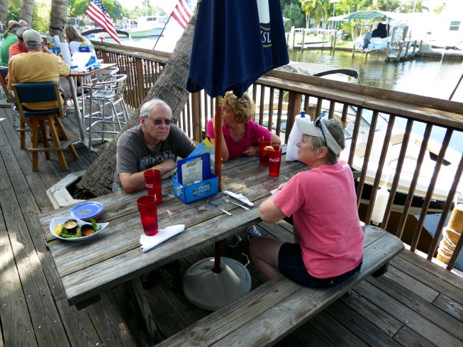 Lunch on Pine Island